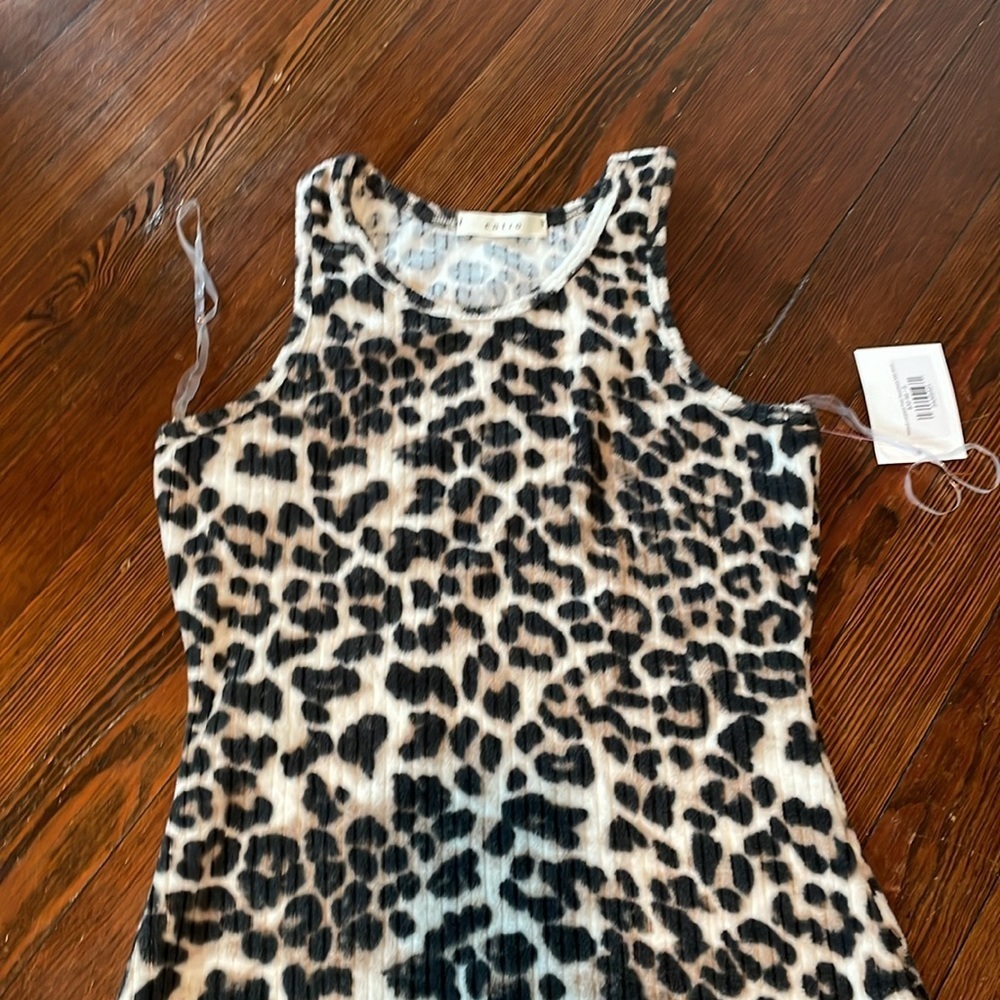 NWT Entro Women’s Leopard Dress Size S - Picture 2 of 6
